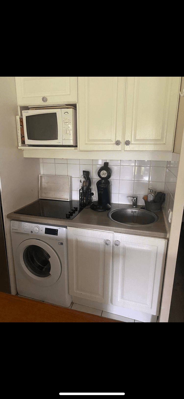 Cuisine équipée de l'appartement Le Birdie